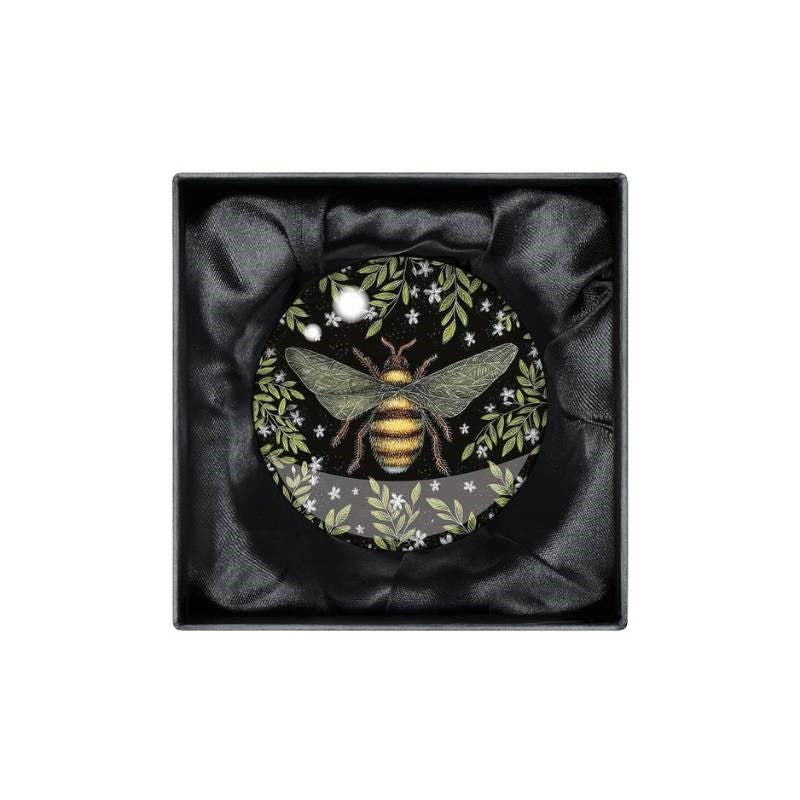 Honey Bee Glass Paperweight