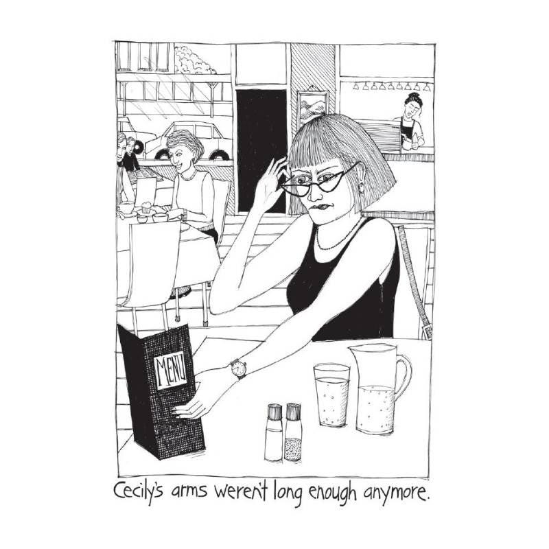 Cecily - Arms Weren&#39;t Long Enough Tea Towel