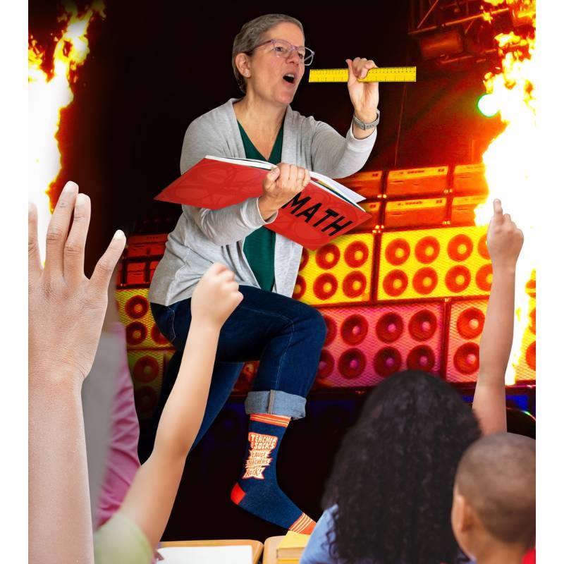 Ladies Socks - Teachers Rock