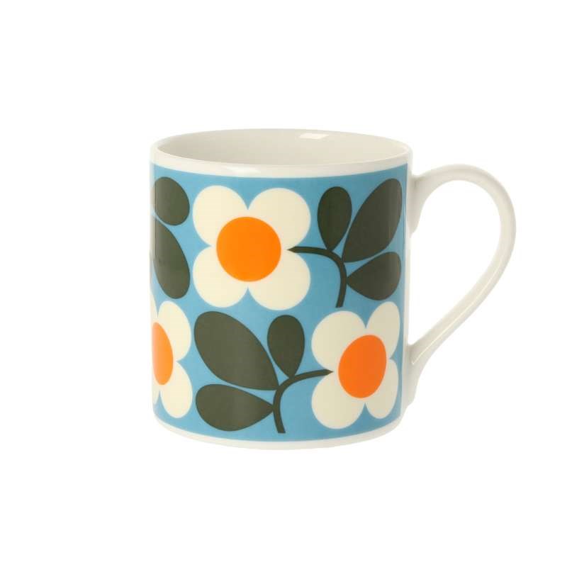 Floret Mug 350ml in turquoise