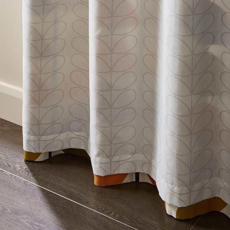 Multi Stem Eyelet Curtains in auburn