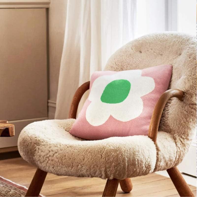 Poppy Knit Cushion Cover 43cm