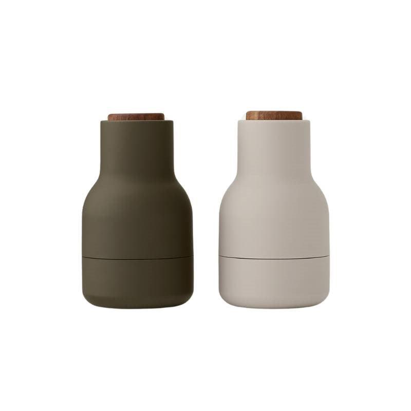 Small Bottle Grinders in Hunting Green - Set of 2