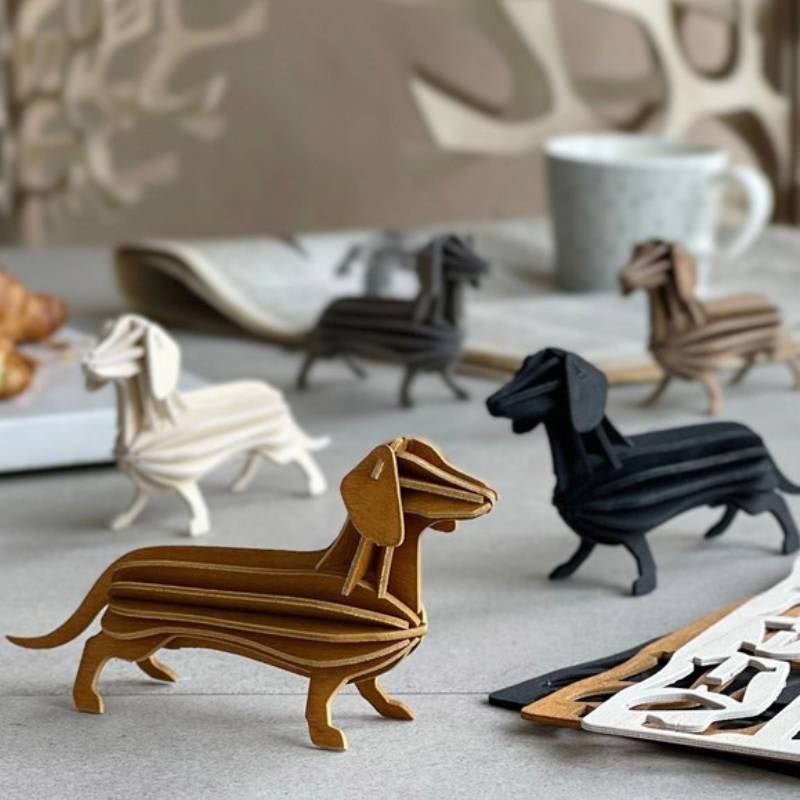 Lovi Dachshund 12cm in cinnamon