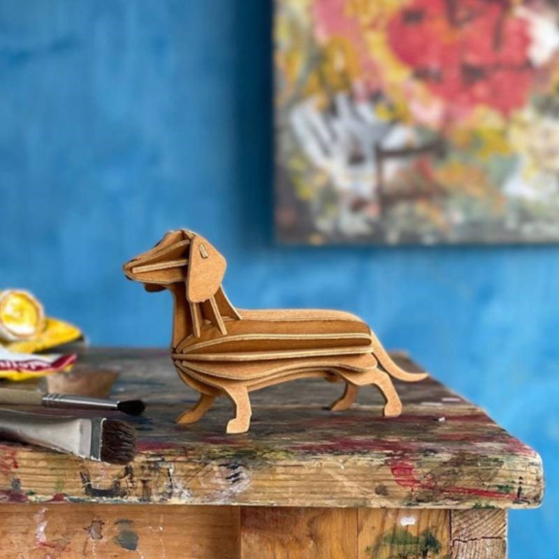 Lovi Dachshund 12cm in cinnamon