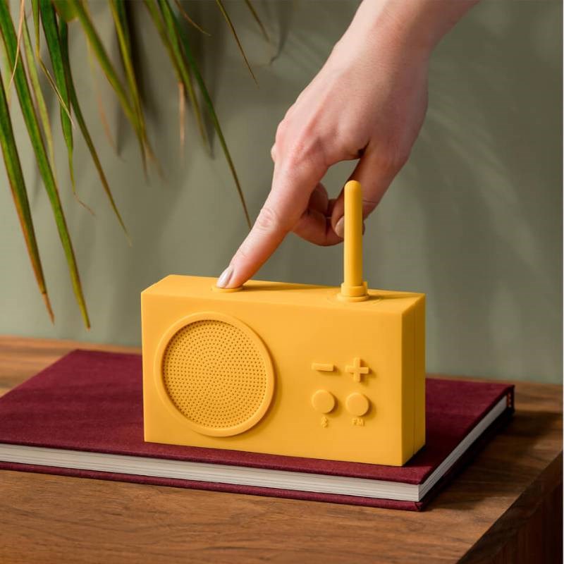 Lexon Tykho 3 Radio/Speaker in yellow