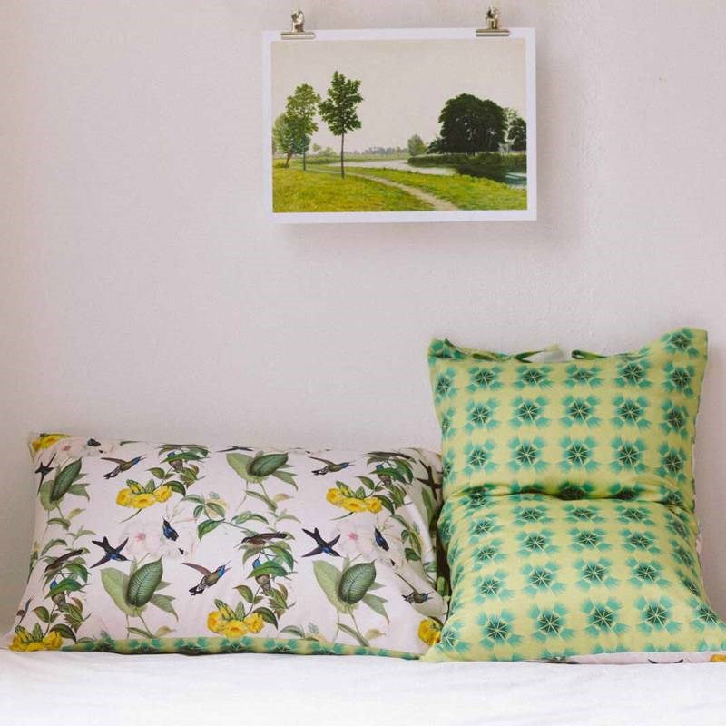 Hummingbird Pillowcase Pair