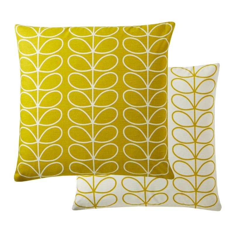 Small Linear Stem Cushion Cover 50cm in sunflower