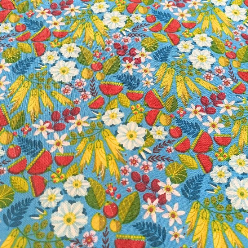 Folk Tails Floral Fabric