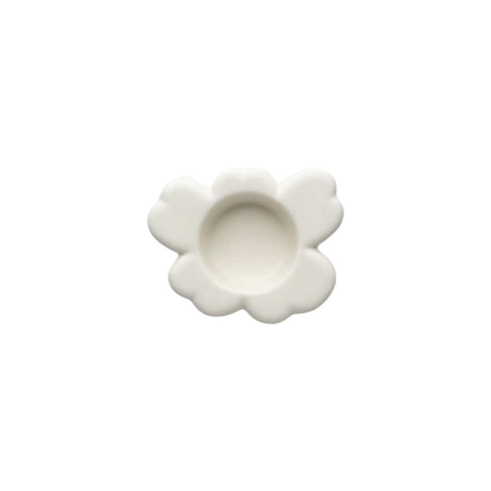 Unikko Tealight Holder in matte white