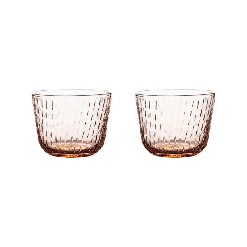 Syksy Glass Tumbler 200ml in copper - Set of 2