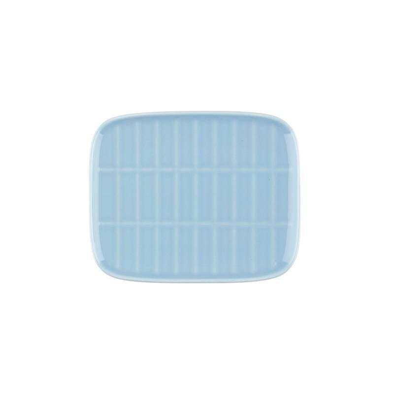 Oiva Tiiliskivi Plate 15x12cm in light blue