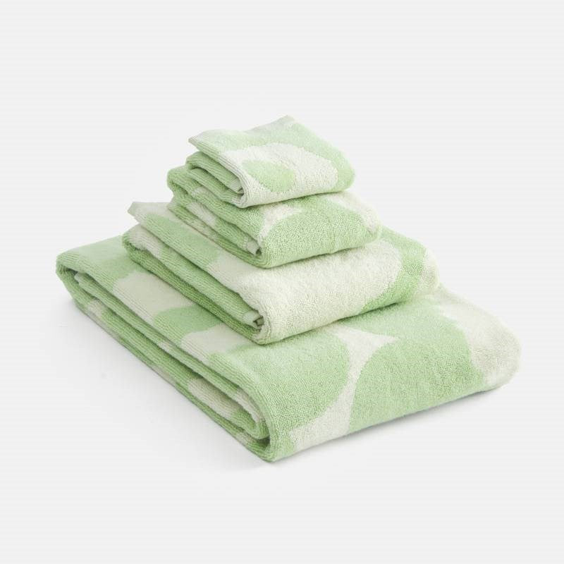 Unikko Facecloth 30x30cm in off white, sage