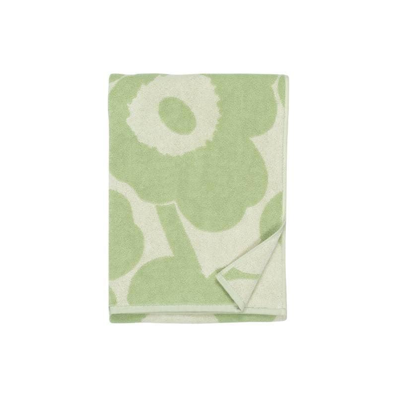 Unikko Bath Towel 70x150cm in off white, sage