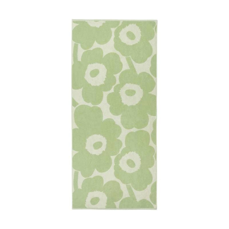 Unikko Bath Towel 70x150cm in off white, sage