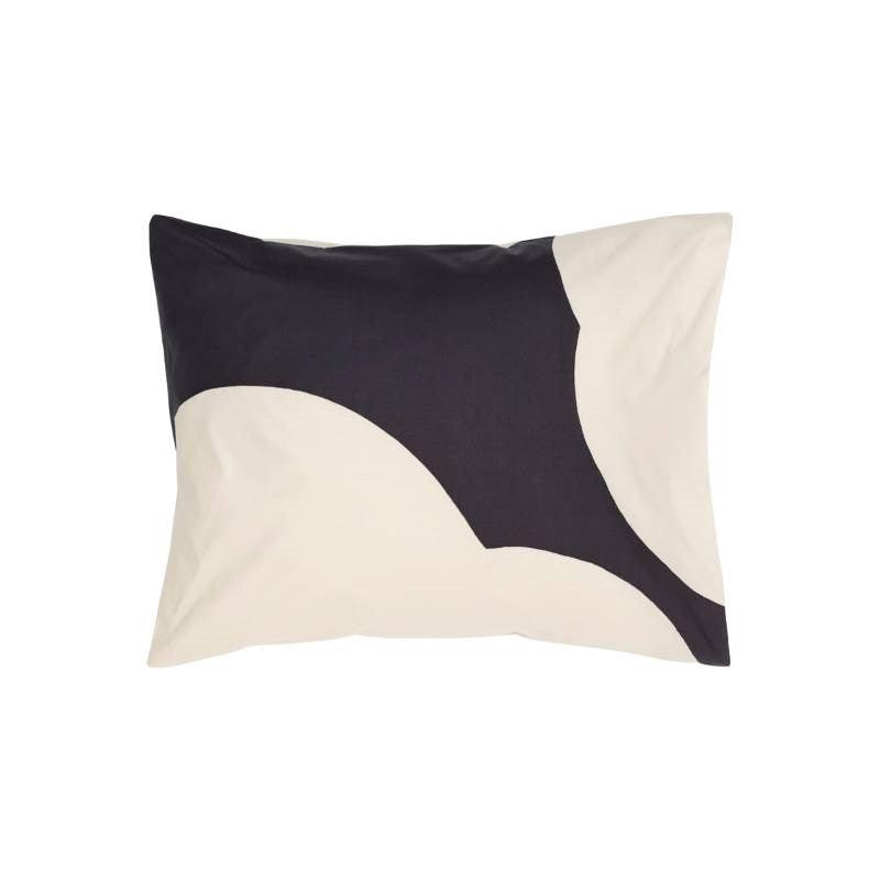 Iso Unikko Pillowcase 50x70/75cm in off white, charcoal