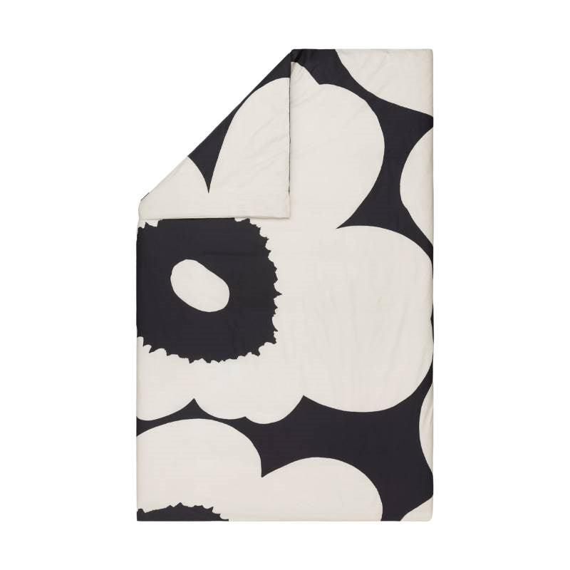 Iso Unikko Duvet Cover 240x220cm in off white, charcoal