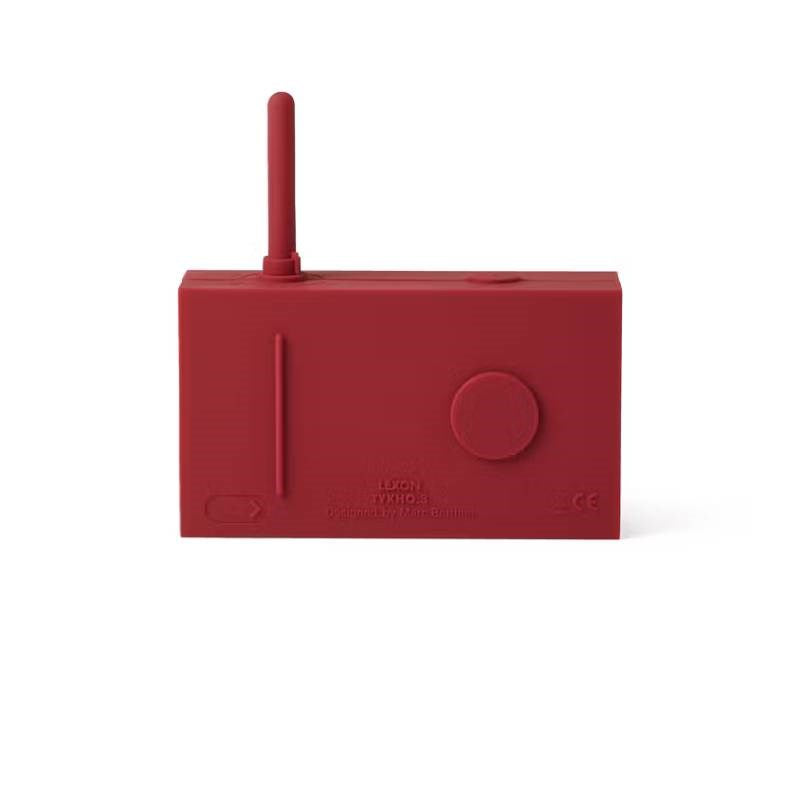 Lexon Tykho 3 Radio/Speaker in dark red