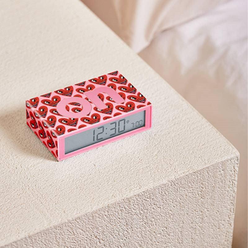 Keith Haring x Lexon Flip+ Alarm Clock - Heart