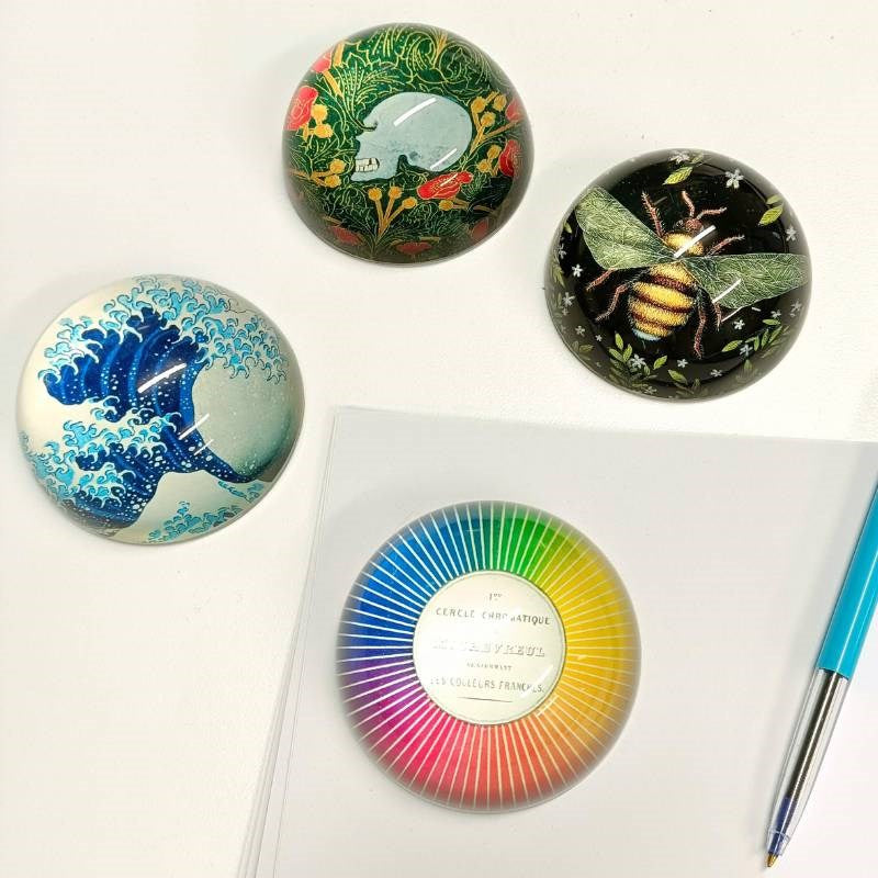 Colour Wheel Glass Paperweight