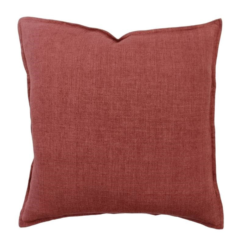 Sanctuary Linen Cushion Cover 55cm in merlot