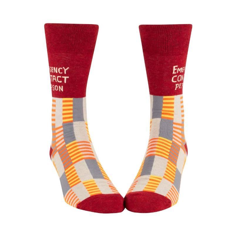 Mens Socks - Emergency Contact