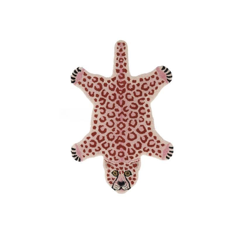 Pinky Leopard Rug - Small - Bolt of Cloth