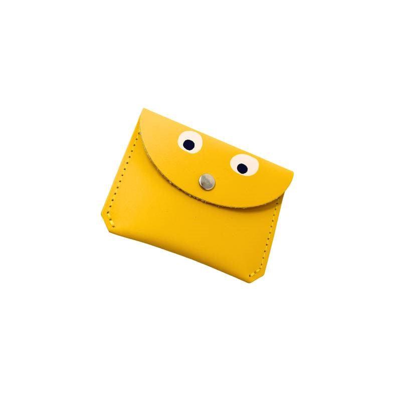 Mini Money Googly Eye Purse in yellow