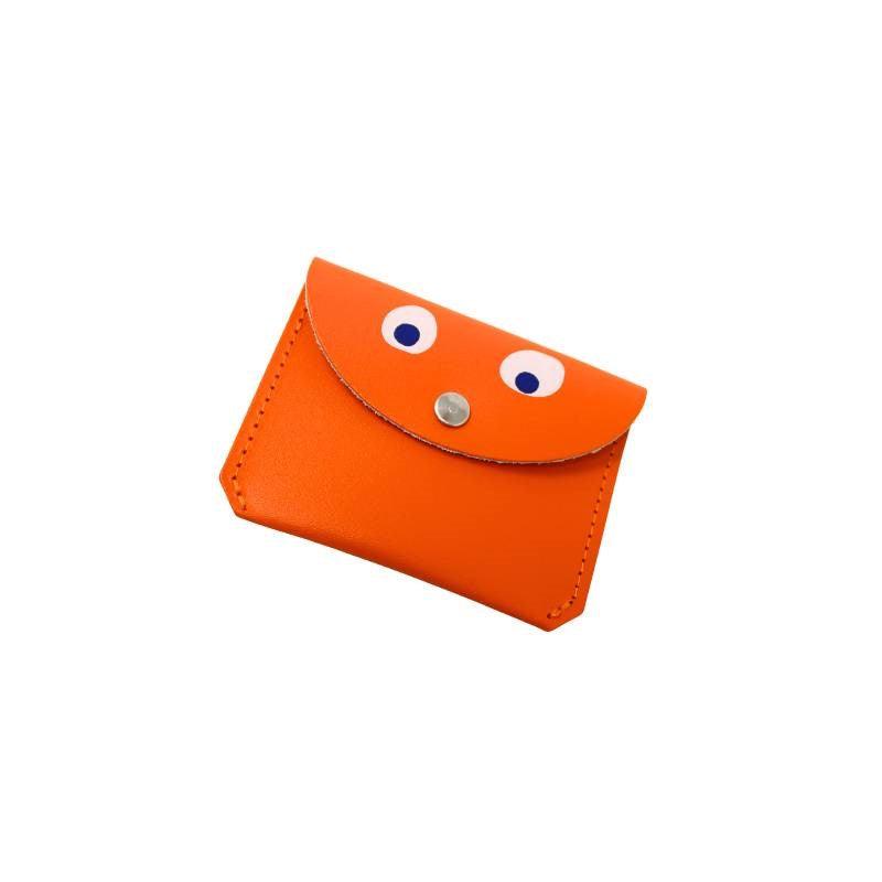 Mini Money Googly Eye Purse in orange