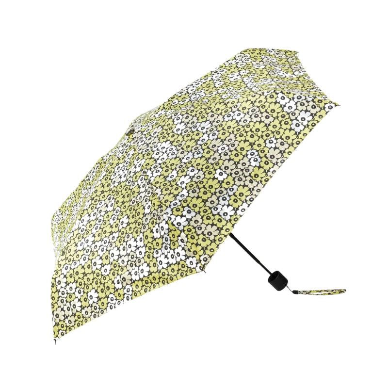 Mini Manual Unikko Umbrella in black, yellow, green, white