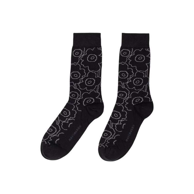 Kirmailla Piirto Unikko Socks in black, grey