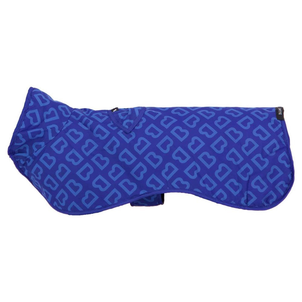 Blunt Monogram Dog Jacket in Puddle Blue - Large