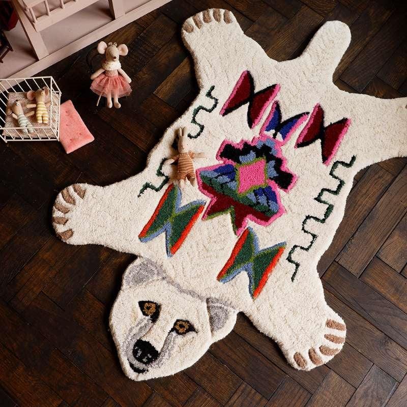 Kasbah Polar Bear Rug - Small