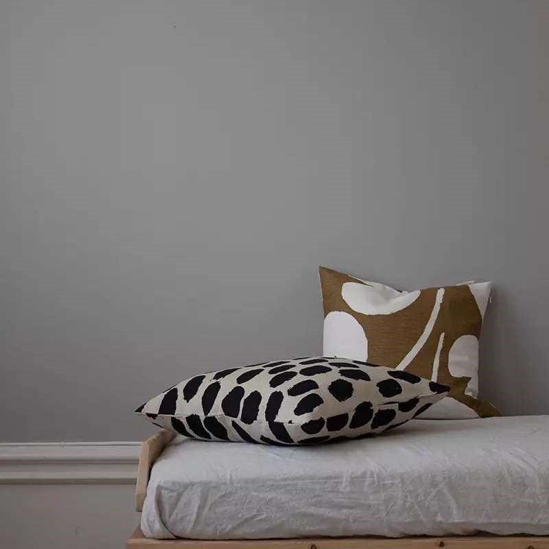 Dots Cushion Cover 48cm in black