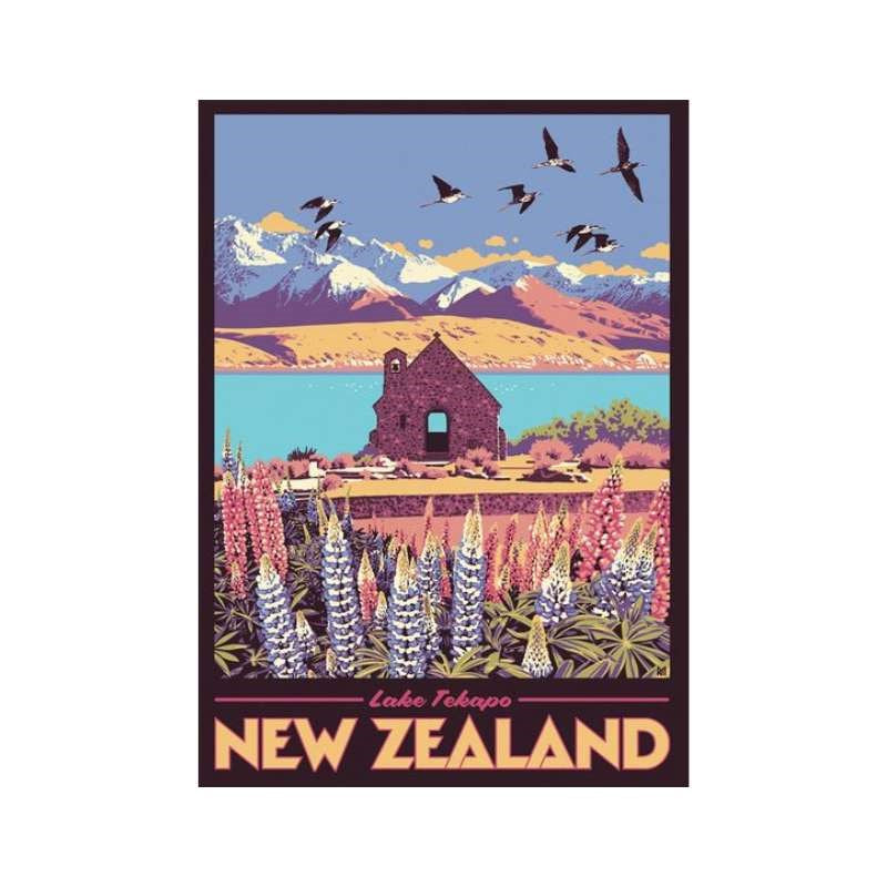 Lake Tekapo Tea Towel