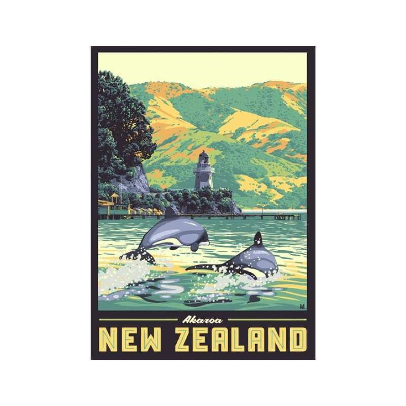 Akaroa Tea Towel