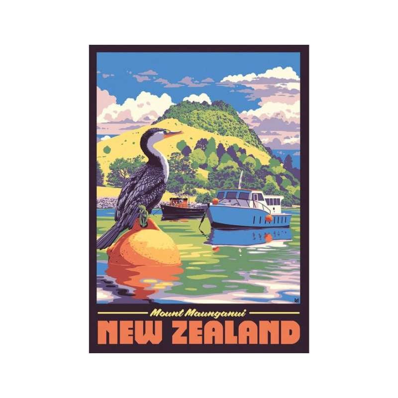 Mount Maunganui Tea Towel