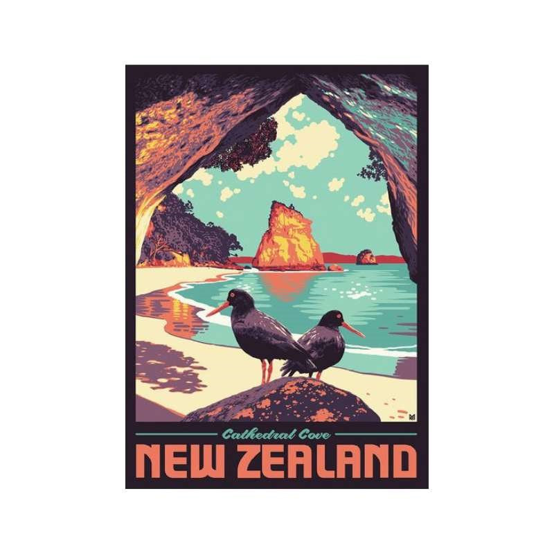 Cathedral Cove Tea Towel