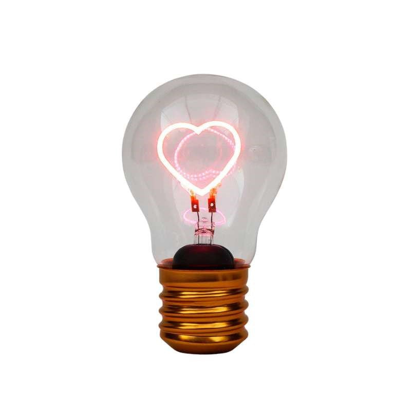 Cordless Lightbulb - Heart