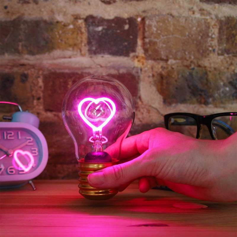 Cordless Lightbulb - Heart