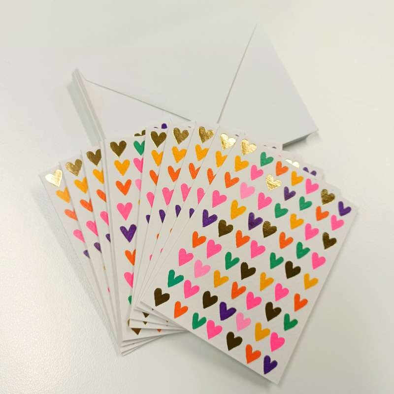 Vibrant Mini Notecards - 10 Pack