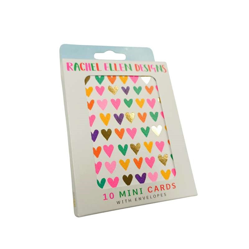 Vibrant Mini Notecards - 10 Pack