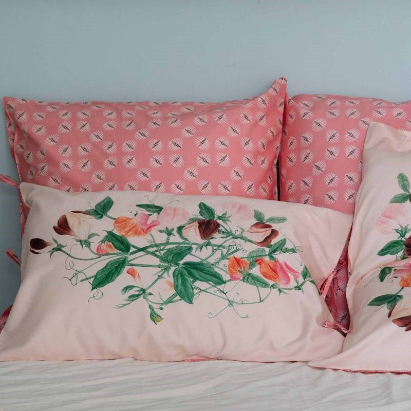 Sweetpea Pillowcase Pair