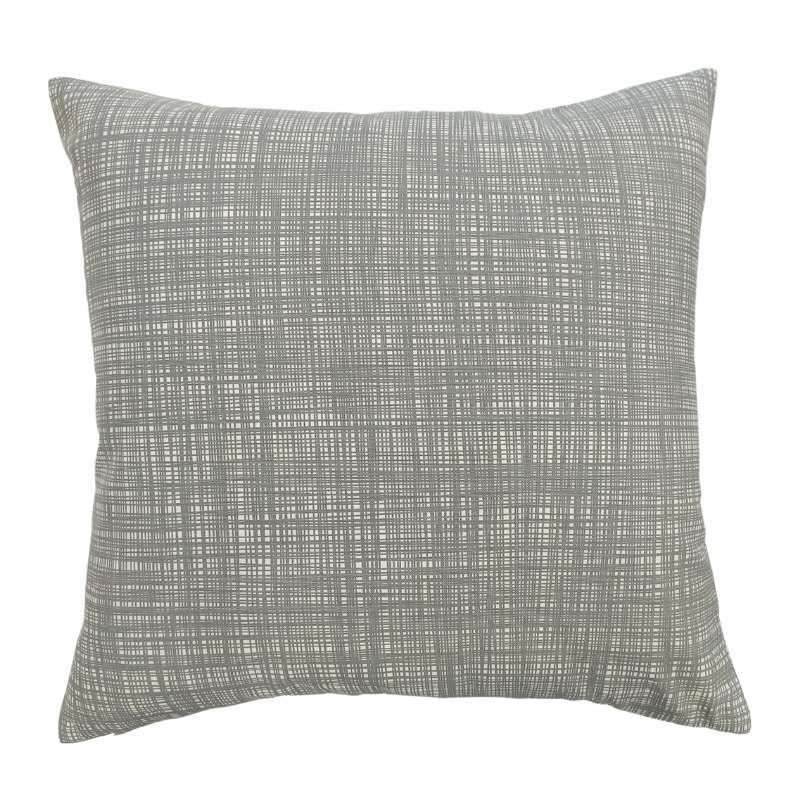 Scribble Cushion Cover 50cm in cool grey