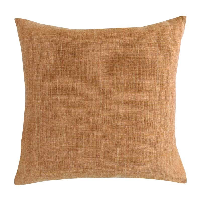 Overton Linen Look Cushion Cover 50cm in mustard