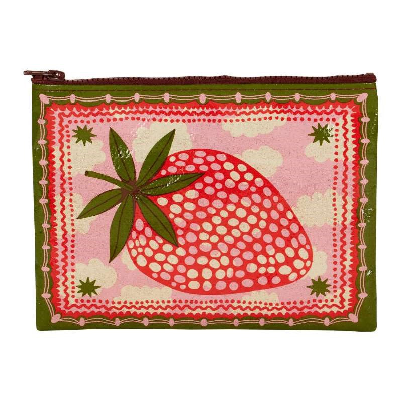 Zipper Pouch - Strawberry Clouds