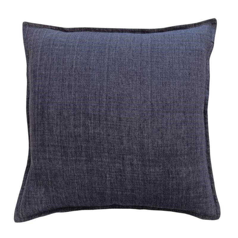 Sanctuary Linen Cushion Cover 55cm in denim