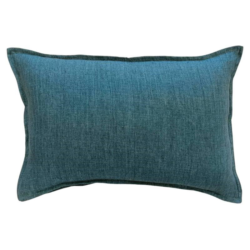 Sanctuary Linen Cushion Cover 60x40cm in emerald