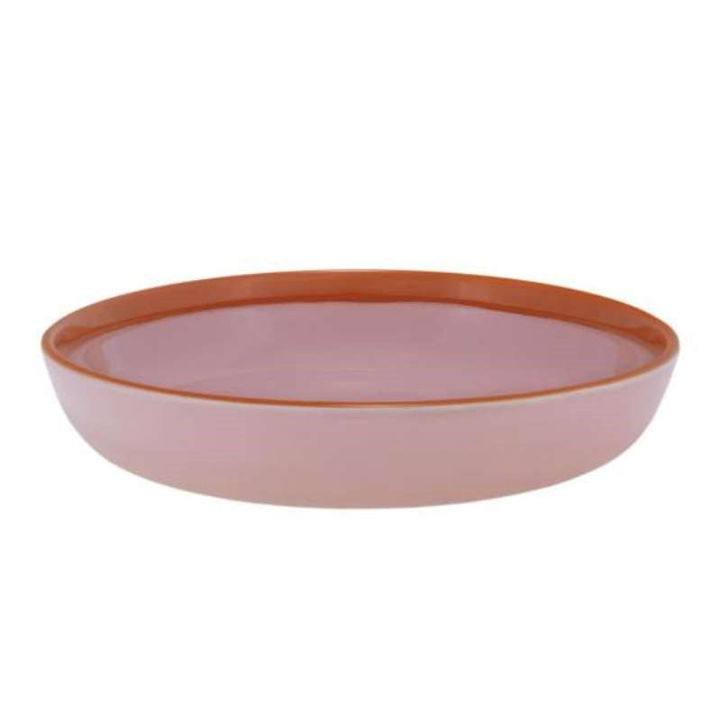 Play Deep Plate/Bowl 22cm in pink and orange