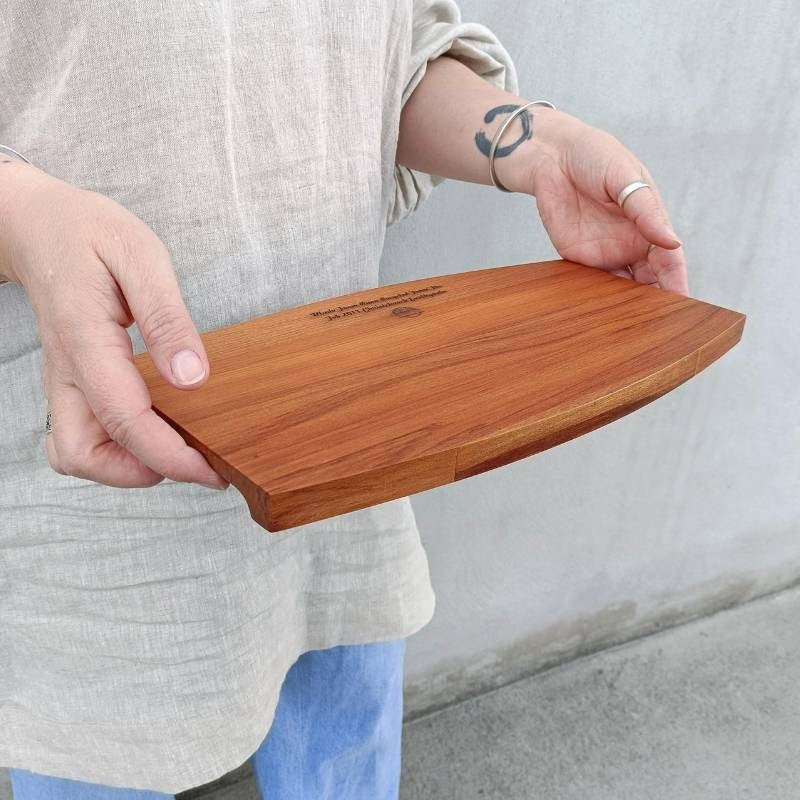 Recycled Rimu Medium Platter Board with Handles